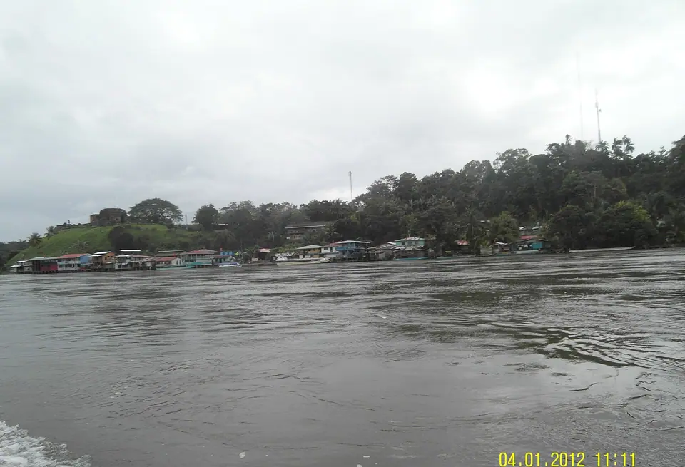 El Castillo visto desde el río San Juan